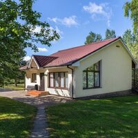 Коттедж (вид на озеро) Резиденции Космос Карелия