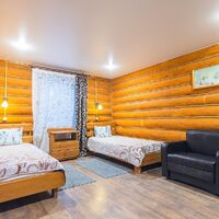 Стандарт с двумя раздельными кроватями и доп.местом Гостиничного  Комплекса Лесная Сказка